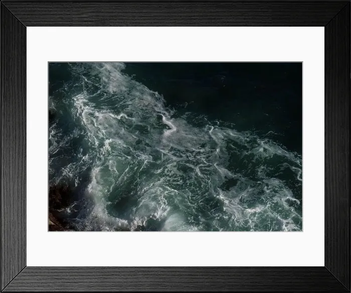 Framed Print : Ocean wave background breaking sea water rocky shore rough seas turquoise water gradient foam Framed Print : Ocean wave background breaking sea water rocky shore rough seas turquoise water gradient foam