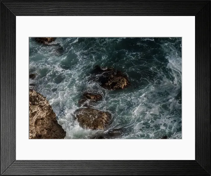 Framed Print : Ocean wave background breaking sea water rocky shore rough seas turquoise water gradient foam Framed Print : Ocean wave background breaking sea water rocky shore rough seas turquoise water gradient foam