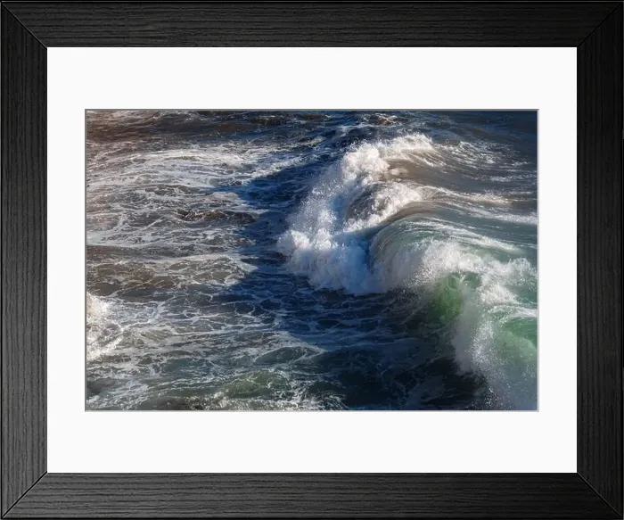 Framed Print : Ocean wave background breaking sea water rocky shore rough seas turquoise water gradient foam Framed Print : Ocean wave background breaking sea water rocky shore rough seas turquoise water gradient foam