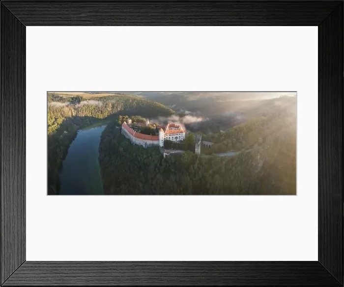 Framed Print : Bitov Medieval castle in South Moravia region during amazing sunrise Framed Print : Bitov Medieval castle in South Moravia region during amazing sunrise