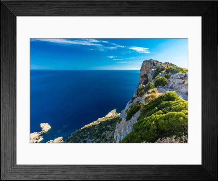 Framed Print : Cape Formentor area and surroundings, coast of Mallorca, Spain Framed Print : Cape Formentor area and surroundings, coast of Mallorca, Spain