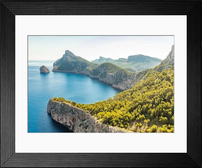 Framed Print : Cape Formentor area and surroundings, coast of Mallorca, Spain Framed Print : Cape Formentor area and surroundings, coast of Mallorca, Spain