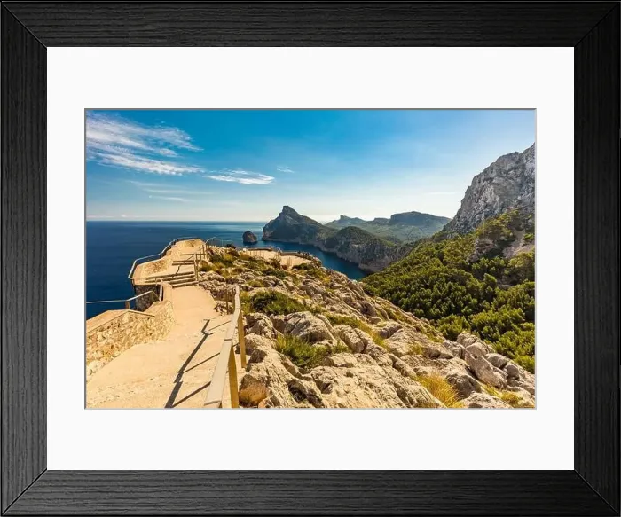 Framed Print : Cape Formentor area and surroundings, coast of Mallorca, Spain Framed Print : Cape Formentor area and surroundings, coast of Mallorca, Spain
