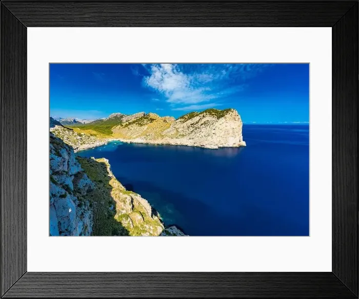 Framed Print : Cape Formentor area and surroundings, coast of Mallorca, Spain Framed Print : Cape Formentor area and surroundings, coast of Mallorca, Spain