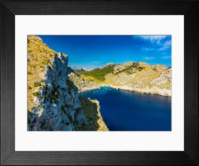 Framed Print : Cape Formentor area and surroundings, coast of Mallorca, Spain Framed Print : Cape Formentor area and surroundings, coast of Mallorca, Spain