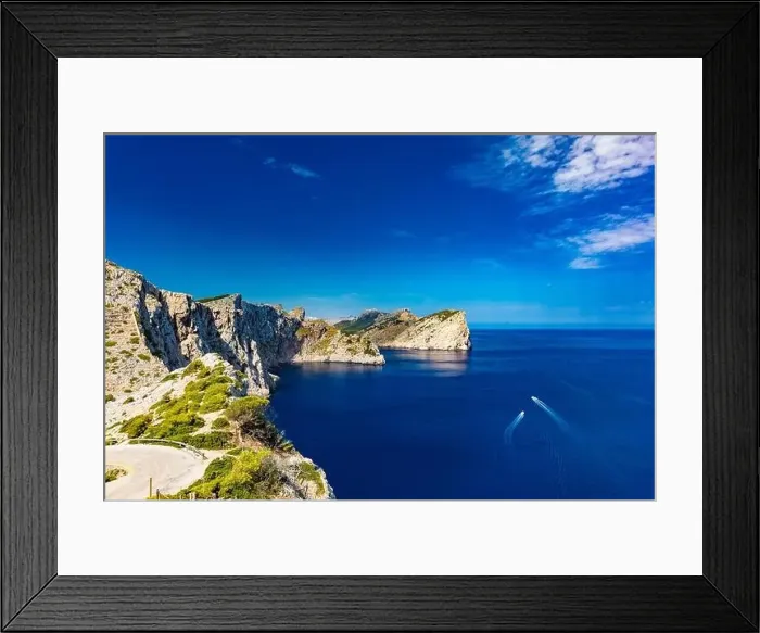 Framed Print : Cape Formentor area and surroundings, coast of Mallorca, Spain Framed Print : Cape Formentor area and surroundings, coast of Mallorca, Spain