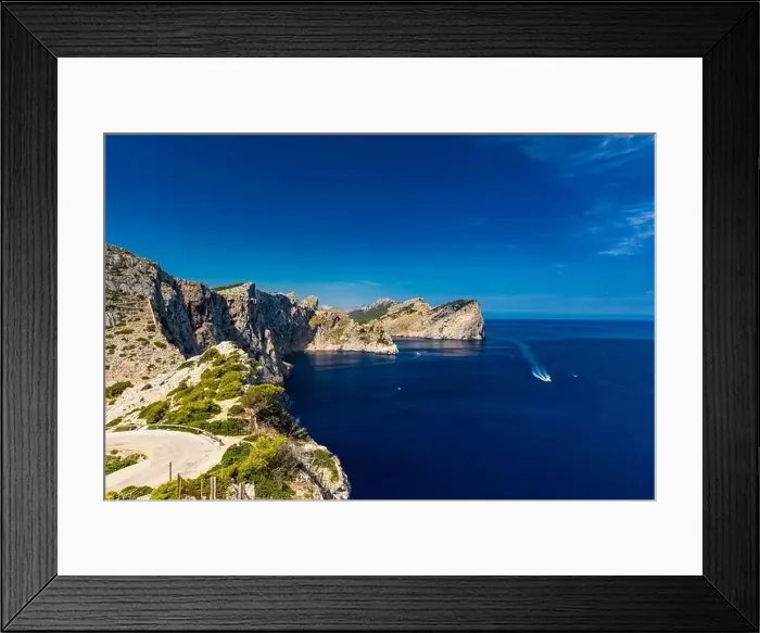Framed Print : Cape Formentor area and surroundings, coast of Mallorca, Spain Framed Print : Cape Formentor area and surroundings, coast of Mallorca, Spain