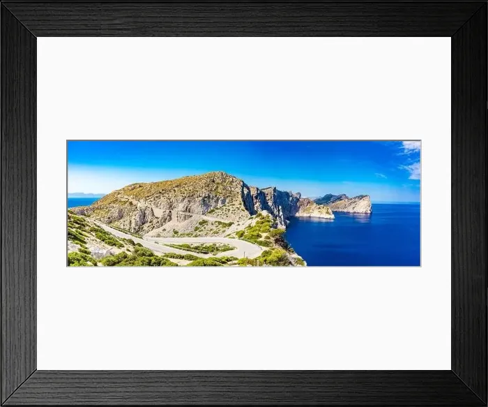 Framed Print : Cape Formentor area and surroundings, coast of Mallorca, Spain Framed Print : Cape Formentor area and surroundings, coast of Mallorca, Spain