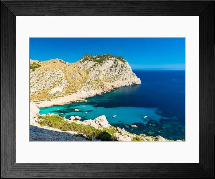 Framed Print : Cape Formentor area and surroundings, coast of Mallorca, Spain Framed Print : Cape Formentor area and surroundings, coast of Mallorca, Spain
