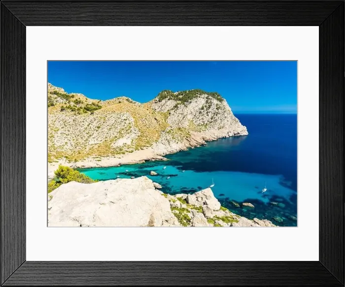 Framed Print : Cape Formentor area and surroundings, coast of Mallorca, Spain Framed Print : Cape Formentor area and surroundings, coast of Mallorca, Spain