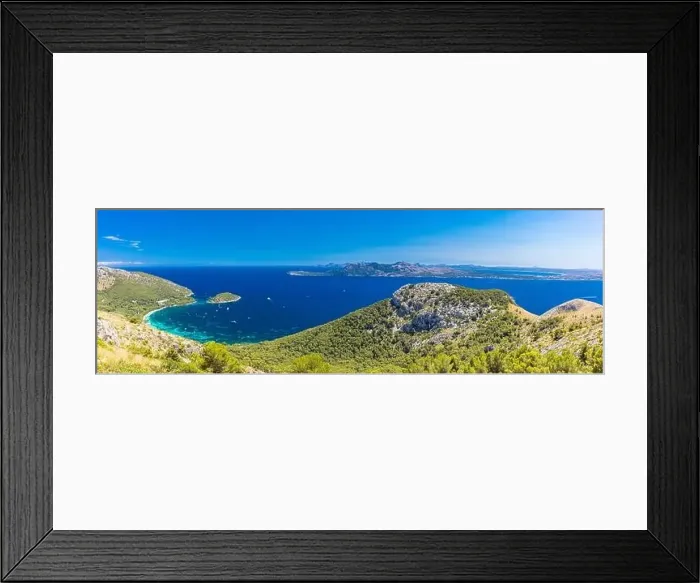 Framed Print : Cape Formentor area and surroundings, coast of Mallorca, Spain Framed Print : Cape Formentor area and surroundings, coast of Mallorca, Spain
