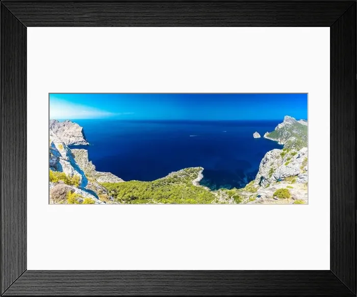 Framed Print : Cape Formentor area and surroundings, coast of Mallorca, Spain Framed Print : Cape Formentor area and surroundings, coast of Mallorca, Spain
