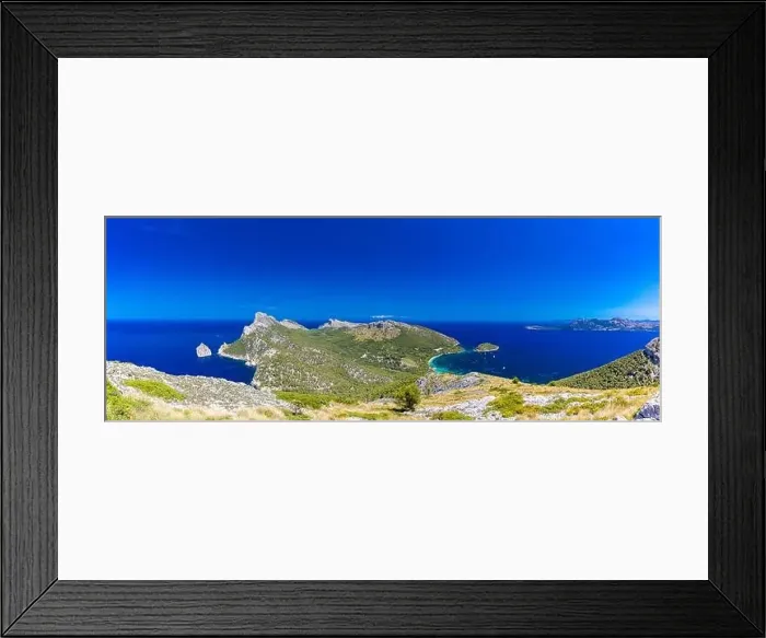 Framed Print : Cape Formentor area and surroundings, coast of Mallorca, Spain Framed Print : Cape Formentor area and surroundings, coast of Mallorca, Spain