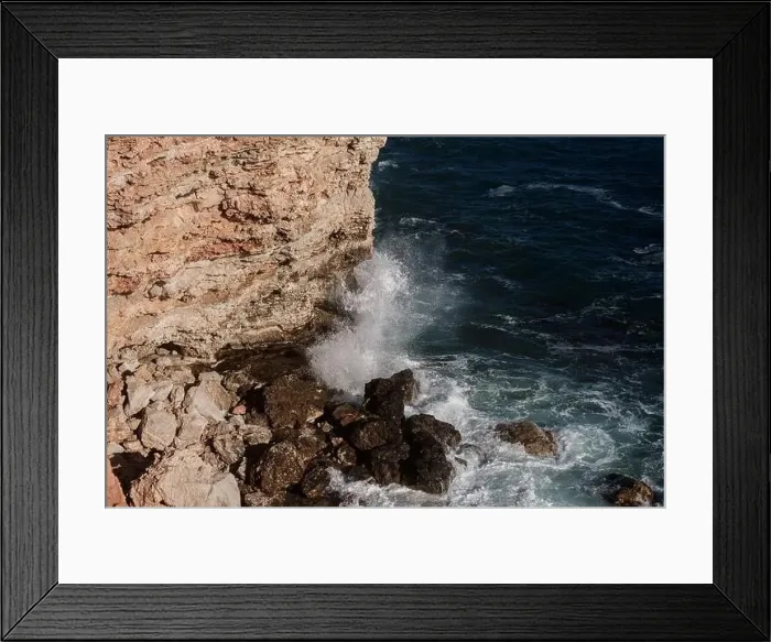 Framed Print : Ocean wave background breaking sea water rocky shore rough seas turquoise water gradient foam Framed Print : Ocean wave background breaking sea water rocky shore rough seas turquoise water gradient foam