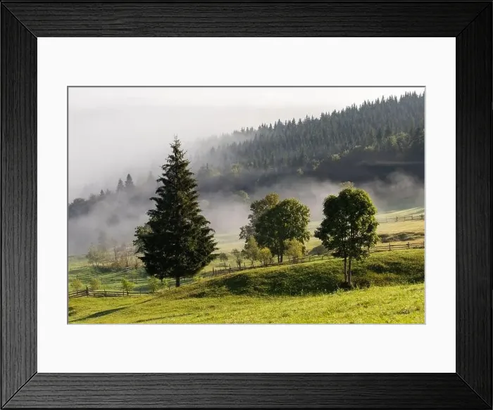 Framed Print : Early fall landscape in the beautiful Romanian villages Framed Print : Early fall landscape in the beautiful Romanian villages