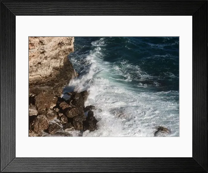 Framed Print : Ocean wave background breaking sea water rocky shore rough seas turquoise water gradient foam Framed Print : Ocean wave background breaking sea water rocky shore rough seas turquoise water gradient foam