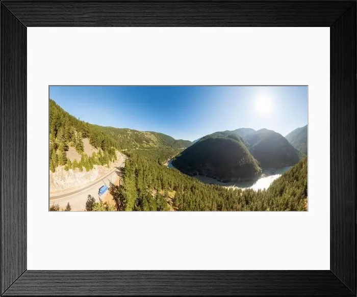 Framed Print : Beautiful Panoramic View of Canadian Nature Framed Print : Beautiful Panoramic View of Canadian Nature