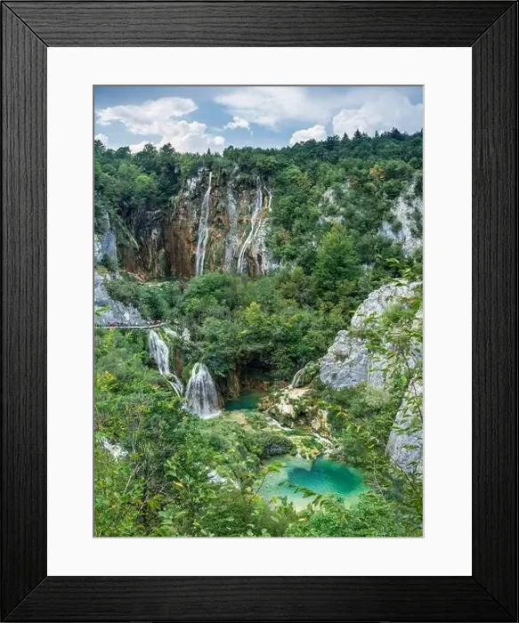 Framed Print : Plitvice Lakes National Park is one of the oldest and largest national parks in Croatia and UNESCO World Heritage Framed Print : Plitvice Lakes National Park is one of the oldest and largest national parks in Croatia and UNESCO World Heritage
