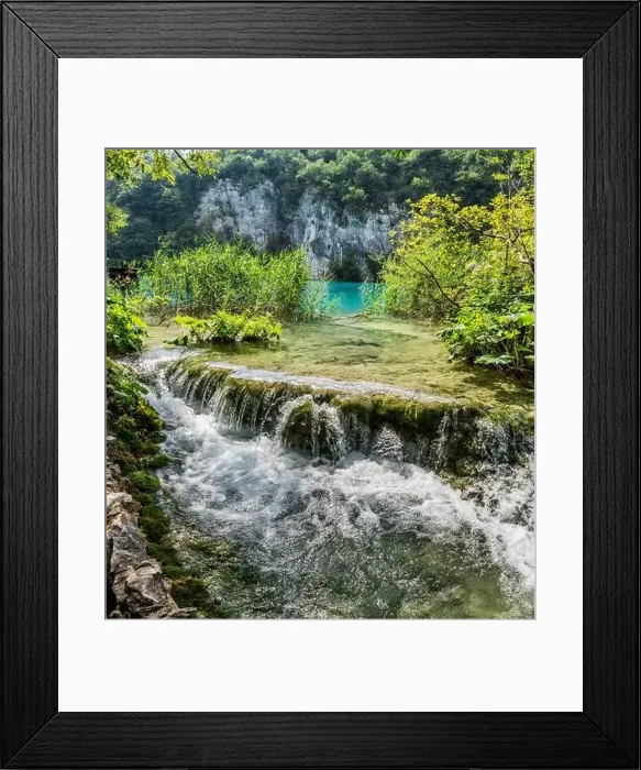 Framed Print : Plitvice Lakes National Park is one of the oldest and largest national parks in Croatia and UNESCO World Heritage Framed Print : Plitvice Lakes National Park is one of the oldest and largest national parks in Croatia and UNESCO World Heritage