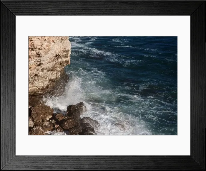 Framed Print : Ocean wave background breaking sea water rocky shore rough seas turquoise water gradient foam Framed Print : Ocean wave background breaking sea water rocky shore rough seas turquoise water gradient foam