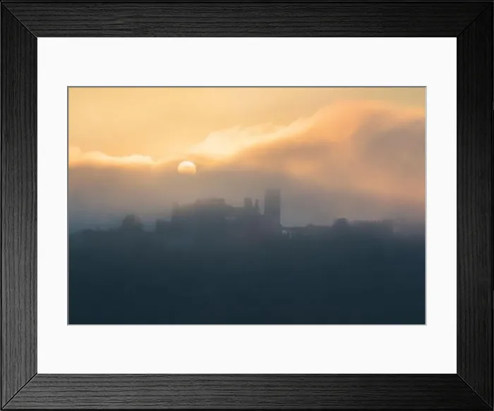 Framed Print : Cornstein Medieval castle in South Moravia region during amazing sunrise Framed Print : Cornstein Medieval castle in South Moravia region during amazing sunrise