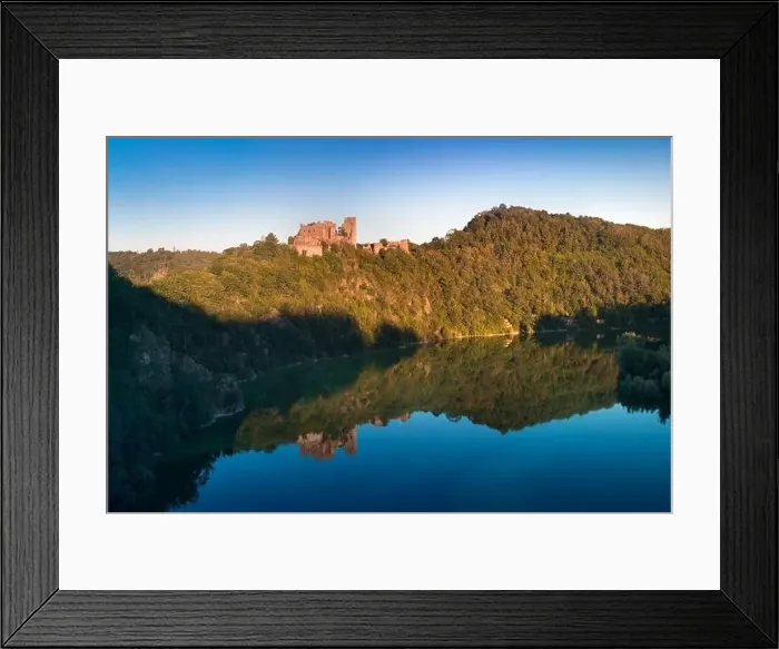 Framed Print : Cornstein Medieval castle in South Moravia region during amazing sunrise Framed Print : Cornstein Medieval castle in South Moravia region during amazing sunrise