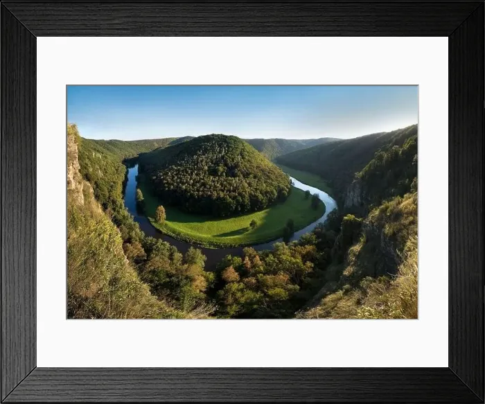 Framed Print : Thaya river during summer or autumn time Framed Print : Thaya river during summer or autumn time