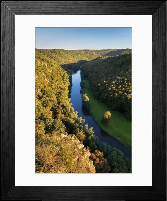 Framed Print : Thaya river during summer or autumn time Framed Print : Thaya river during summer or autumn time