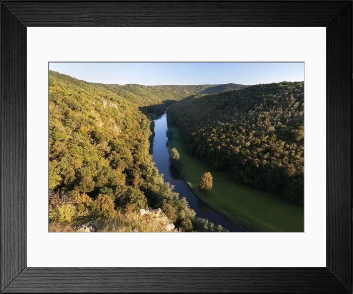 Framed Print : Thaya river during summer or autumn time Framed Print : Thaya river during summer or autumn time