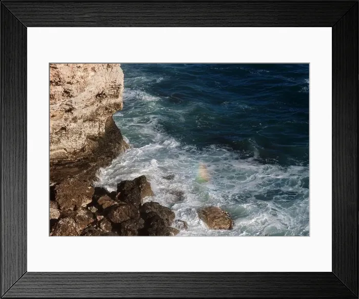 Framed Print : Ocean wave background breaking sea water rocky shore rough seas turquoise water gradient foam Framed Print : Ocean wave background breaking sea water rocky shore rough seas turquoise water gradient foam