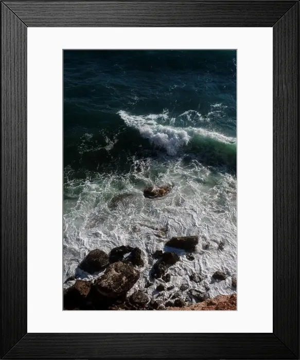 Framed Print : Ocean wave background breaking sea water rocky shore rough seas turquoise water gradient foam Framed Print : Ocean wave background breaking sea water rocky shore rough seas turquoise water gradient foam