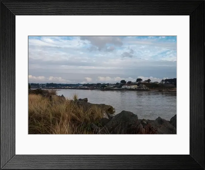Framed Print : Port of Bandon Oregon Coquille River Framed Print : Port of Bandon Oregon Coquille River