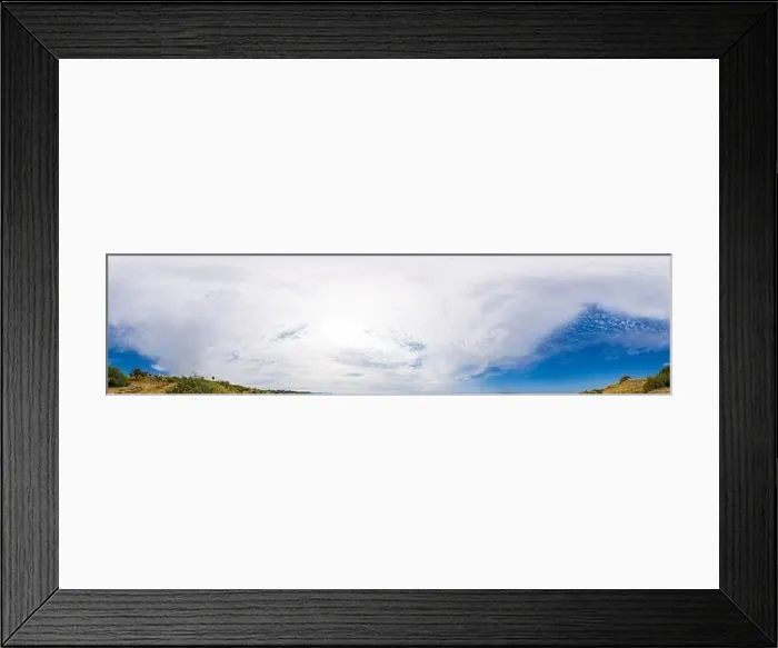 Framed Print : sky part of panorama on overcast day with clouds Framed Print : sky part of panorama on overcast day with clouds