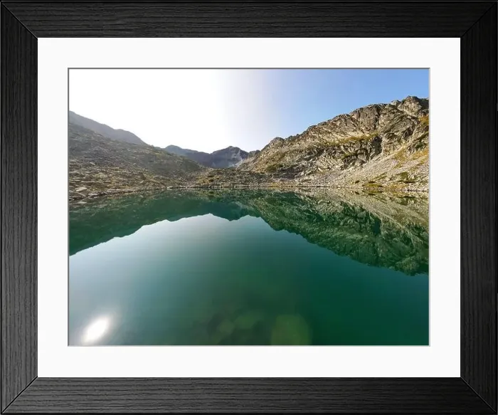 Framed Print : Aerial view of Musalenski lakes, Rila mountain, Bulgaria Framed Print : Aerial view of Musalenski lakes, Rila mountain, Bulgaria