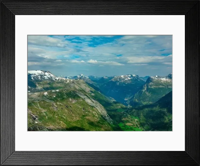 Framed Print : Panoramic view of Geirangerfjord and mountains landscape from the Dalsnibba Plateau viewpoint, Norway Scandinavia Framed Print : Panoramic view of Geirangerfjord and mountains landscape from the Dalsnibba Plateau viewpoint, Norway Scandinavia