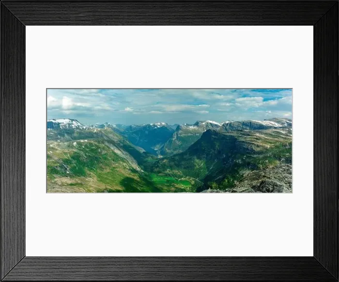 Framed Print : Panoramic view of Geirangerfjord and mountains landscape from the Dalsnibba Plateau viewpoint, Norway Scandinavia Framed Print : Panoramic view of Geirangerfjord and mountains landscape from the Dalsnibba Plateau viewpoint, Norway Scandinavia