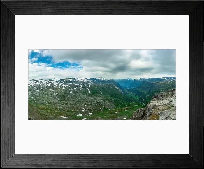 Framed Print : Panoramic view of Geirangerfjord and mountains landscape from the Dalsnibba Plateau viewpoint, Norway Scandinavia Framed Print : Panoramic view of Geirangerfjord and mountains landscape from the Dalsnibba Plateau viewpoint, Norway Scandinavia
