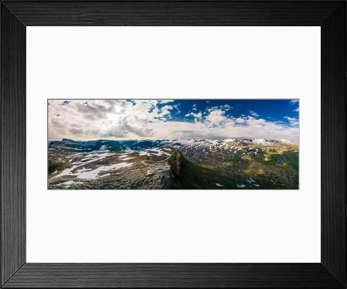 Framed Print : Panoramic view of Geirangerfjord and mountains landscape from the Dalsnibba Plateau viewpoint, Norway Scandinavia Framed Print : Panoramic view of Geirangerfjord and mountains landscape from the Dalsnibba Plateau viewpoint, Norway Scandinavia