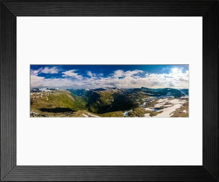 Framed Print : Panoramic view of Geirangerfjord and mountains landscape from the Dalsnibba Plateau viewpoint, Norway Scandinavia Framed Print : Panoramic view of Geirangerfjord and mountains landscape from the Dalsnibba Plateau viewpoint, Norway Scandinavia
