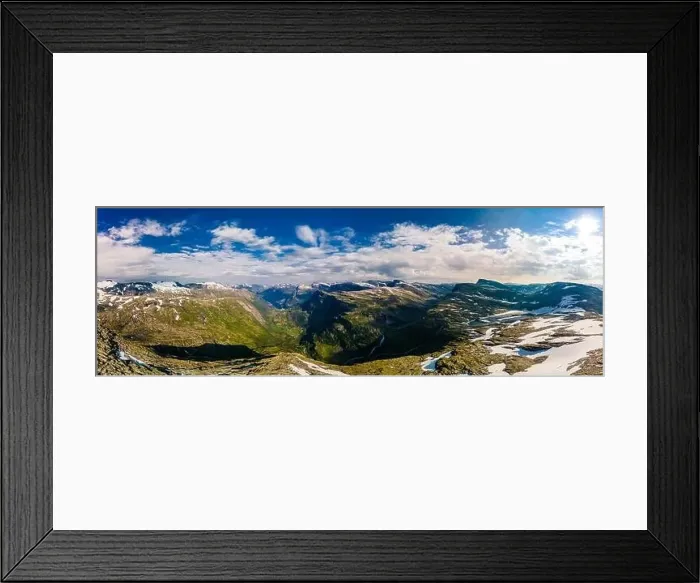 Framed Print : Panoramic view of Geirangerfjord and mountains landscape from the Dalsnibba Plateau viewpoint, Norway Scandinavia Framed Print : Panoramic view of Geirangerfjord and mountains landscape from the Dalsnibba Plateau viewpoint, Norway Scandinavia