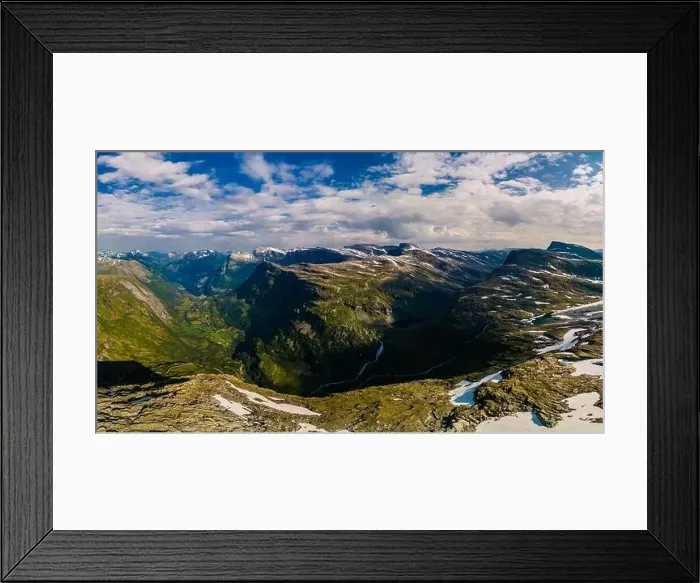 Framed Print : Panoramic view of Geirangerfjord and mountains landscape from the Dalsnibba Plateau viewpoint, Norway Scandinavia Framed Print : Panoramic view of Geirangerfjord and mountains landscape from the Dalsnibba Plateau viewpoint, Norway Scandinavia