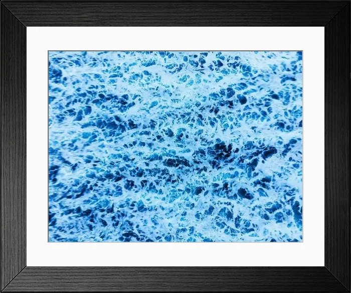 Framed Print : Arial view of splashing oceanic waves with bubbles and foam. Copy space. High quality photo Framed Print : Arial view of splashing oceanic waves with bubbles and foam. Copy space. High quality photo