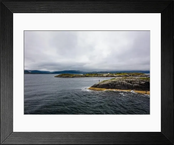 Framed Print : Atlantic Ocean Road -Atlanterhavsveien - Norwegian Construction of the Century, Norway Framed Print : Atlantic Ocean Road -Atlanterhavsveien - Norwegian Construction of the Century, Norway