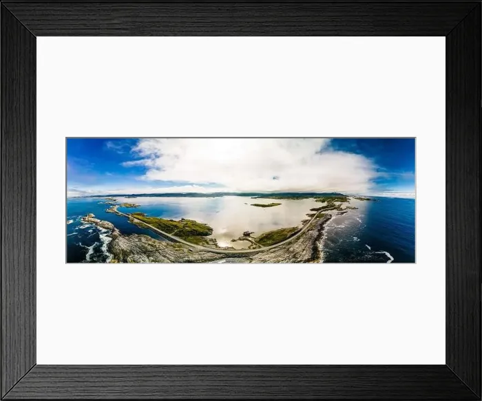 Framed Print : Atlantic Ocean Road -Atlanterhavsveien - Norwegian Construction of the Century, Norway Framed Print : Atlantic Ocean Road -Atlanterhavsveien - Norwegian Construction of the Century, Norway