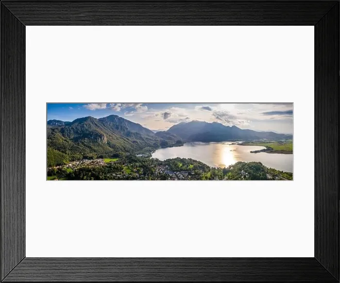 Framed Print : Kochelsee Lake Bavaria. Aerial Drone Panorama in Autumn. Beautiful view. Kochel, Bavaria, Germany Framed Print : Kochelsee Lake Bavaria. Aerial Drone Panorama in Autumn. Beautiful view. Kochel, Bavaria, Germany