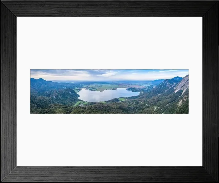 Framed Print : Kochelsee Lake Bavaria. Aerial Drone Panorama in Autumn. Beautiful view. Kochel, Bavaria, Germany Framed Print : Kochelsee Lake Bavaria. Aerial Drone Panorama in Autumn. Beautiful view. Kochel, Bavaria, Germany