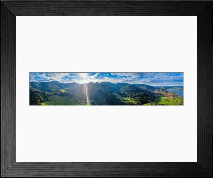 Framed Print : Tegernsee lake in the Bavarian Alps. Aerial Panorama Mountain View. Autumn. Germany Framed Print : Tegernsee lake in the Bavarian Alps. Aerial Panorama Mountain View. Autumn. Germany
