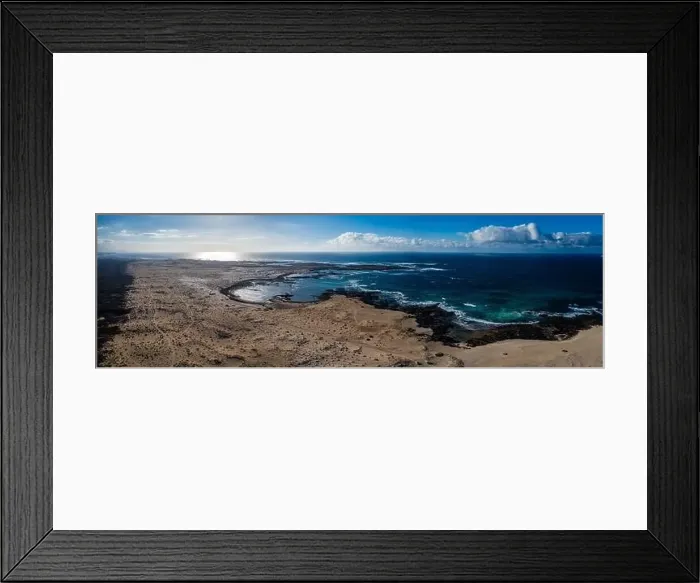 Framed Print : North coast of Fuerteventura Island, Drone Shot. Kitesurf spot. Canary Islands, Spain Framed Print : North coast of Fuerteventura Island, Drone Shot. Kitesurf spot. Canary Islands, Spain