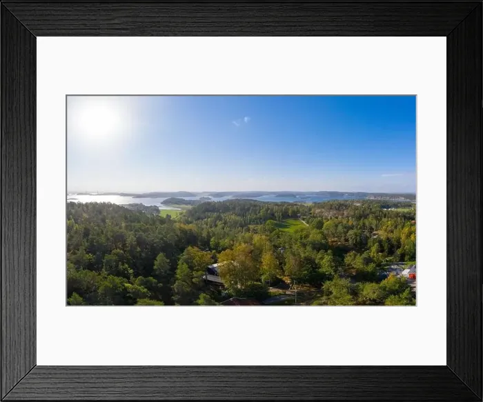 Framed Print : Asker Island aerial panorama Framed Print : Asker Island aerial panorama