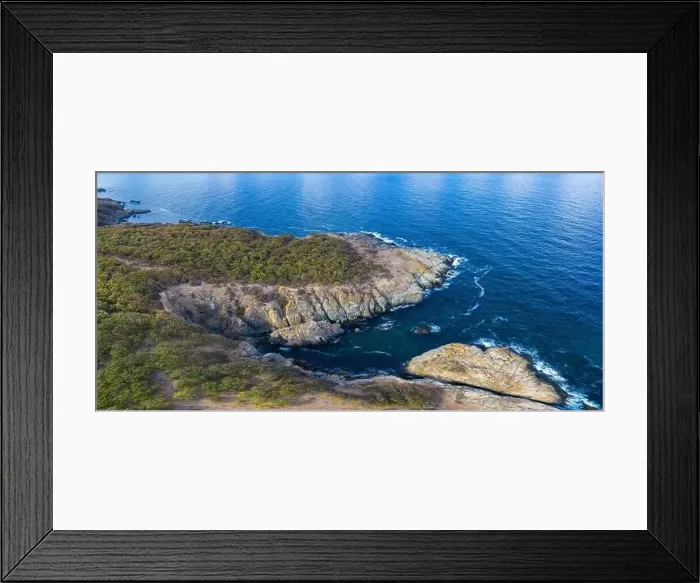 Framed Print : Aerial view to the beautiful rocky beach on the Bulgarian Black Sea coast Framed Print : Aerial view to the beautiful rocky beach on the Bulgarian Black Sea coast